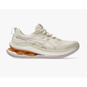 ASICS Gel Kinsei Max Women’s Size 7 Oatmeal White Rose Running Shoes NEW